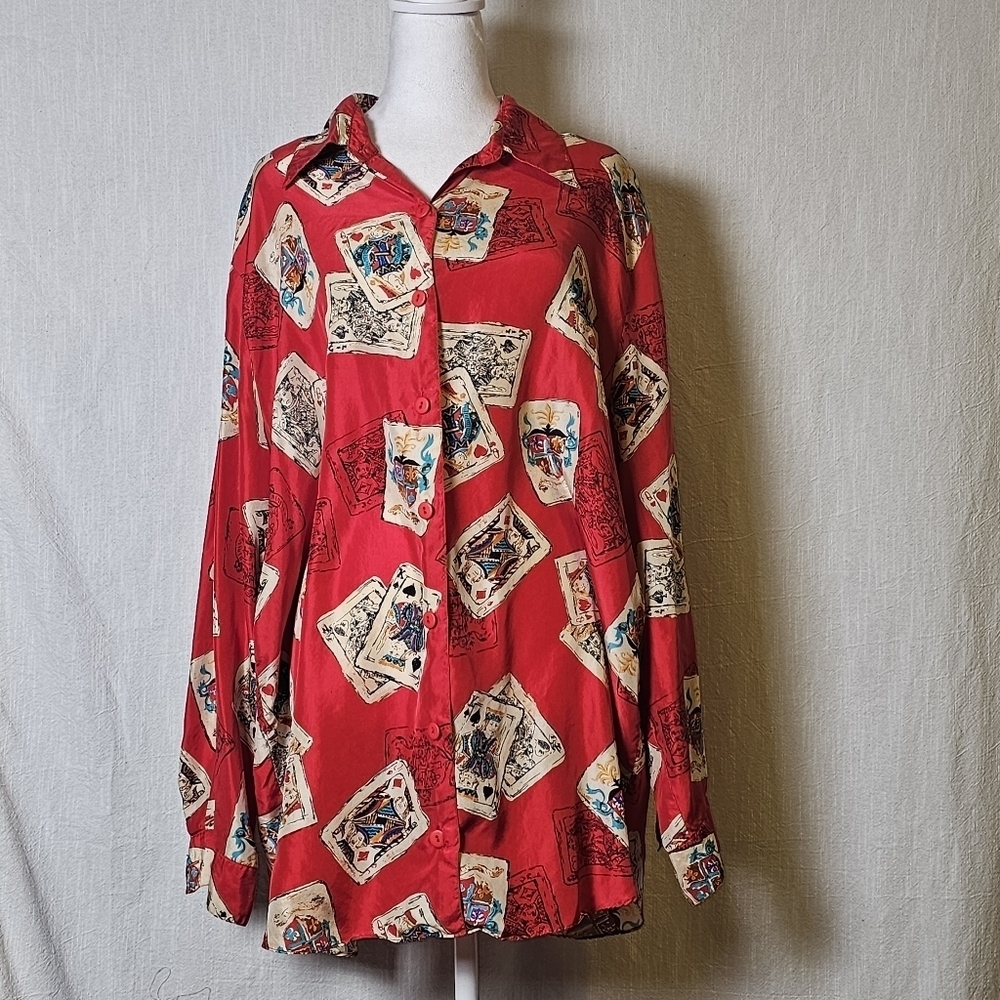 SOLD!!! Diane Von Furstenberg  Color Authority House of Cards 100 Silk